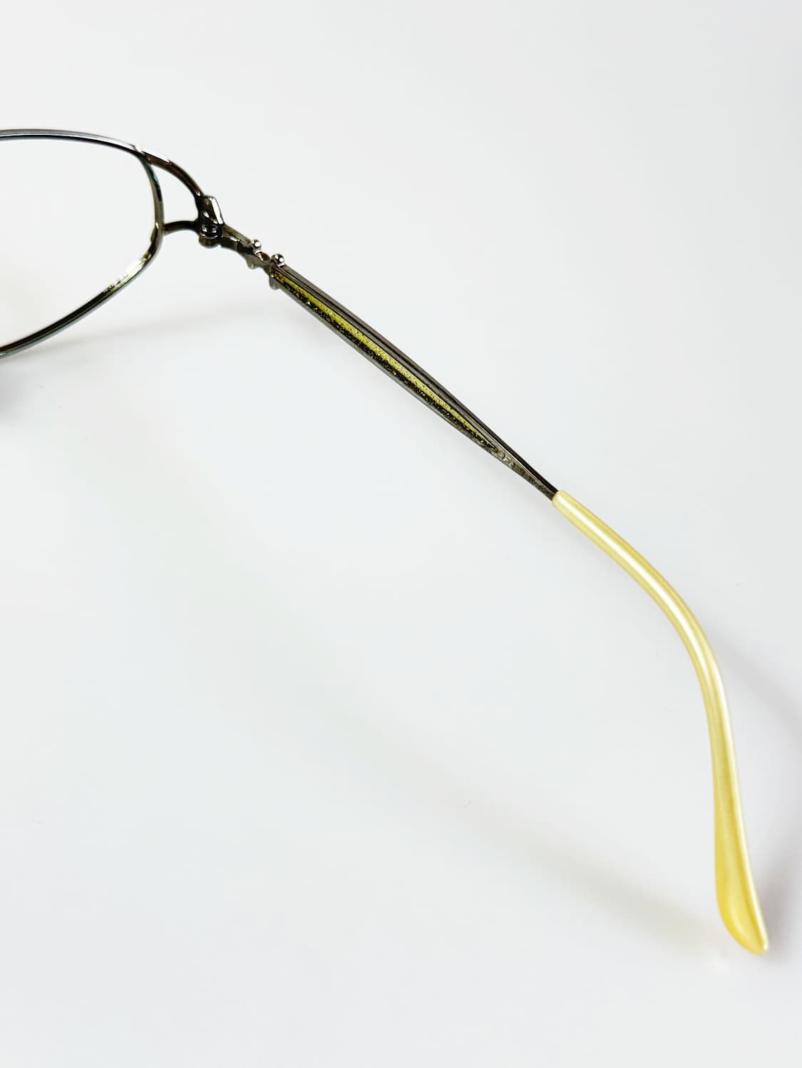 90s REDOX 슬림 오벌 메탈 프레임 빈티지 안경 상품이미지6