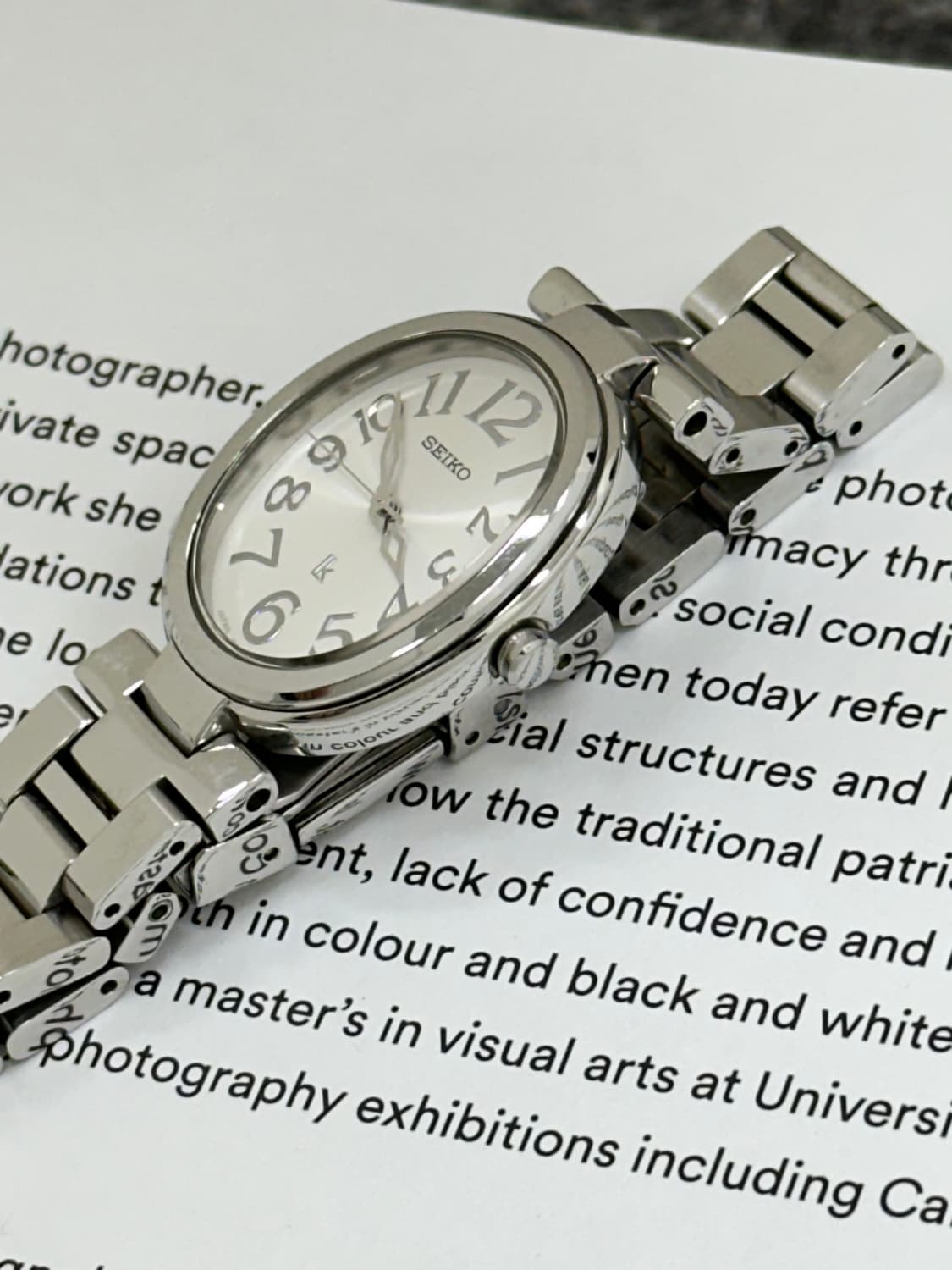 세이코 seiko 루키아 쿼츠 시계 상품이미지5