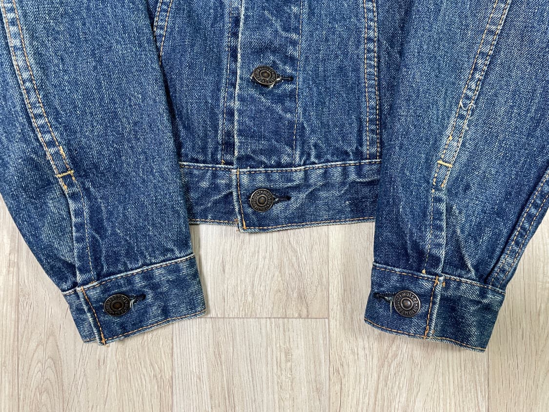 44~55) 60's 복각 오어슬로우 여성 타입3 워싱 데님자켓(일본제) 상품이미지8