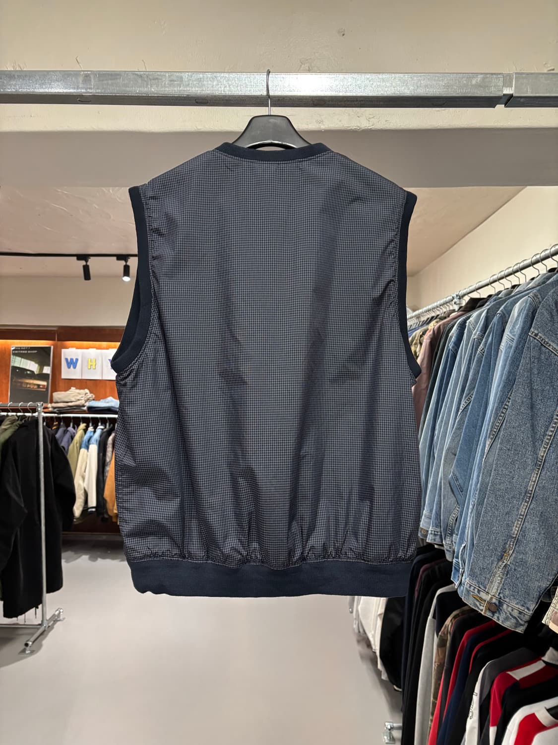 빈티지 바람막이 웜업 조끼 상품이미지4