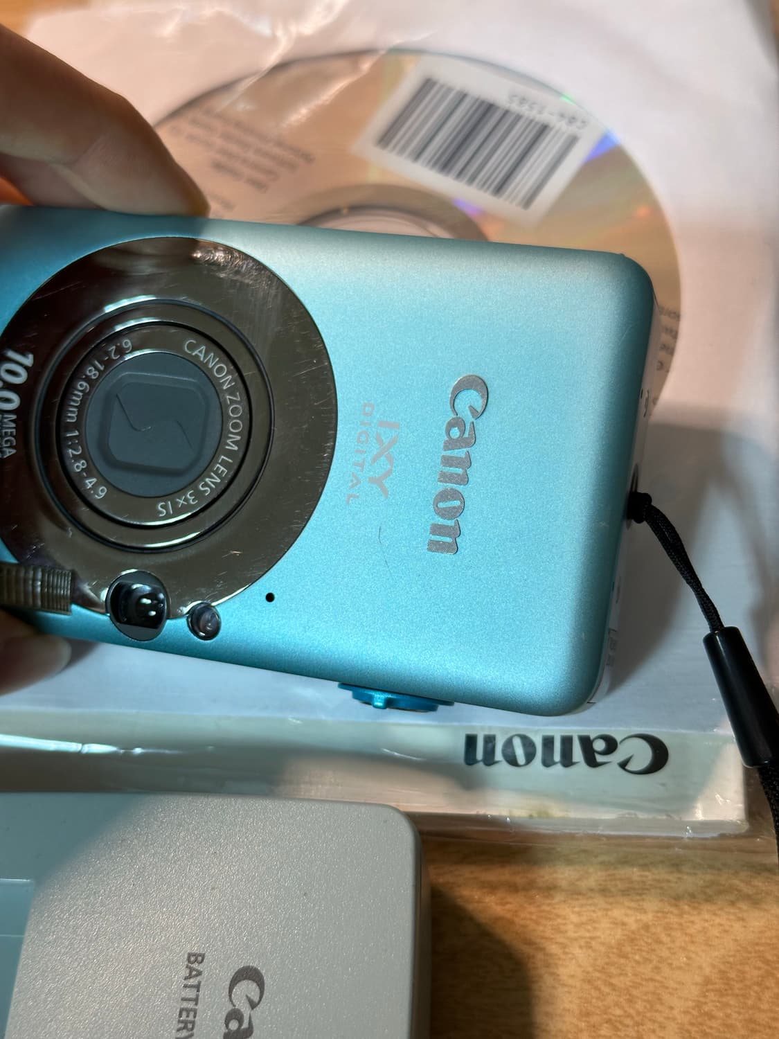 canon ixy 캐논 익시 110 IS (=익서스 95) 하늘색 상품이미지3