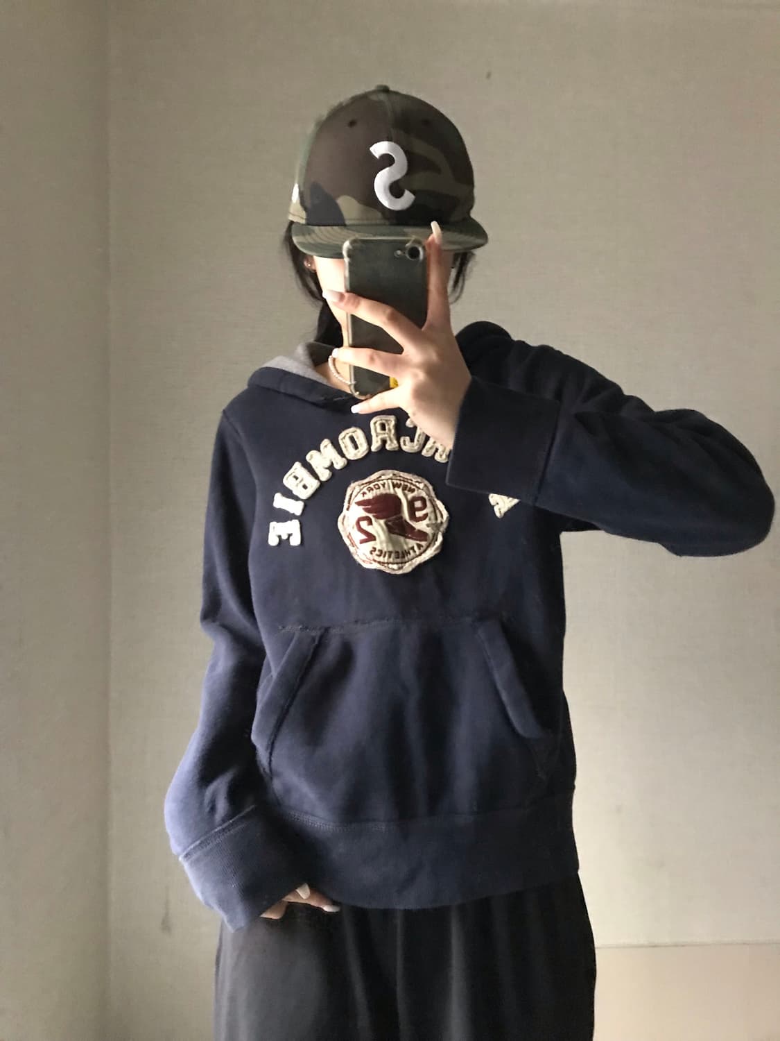 아베크롬비 네이비 후디 상품이미지1