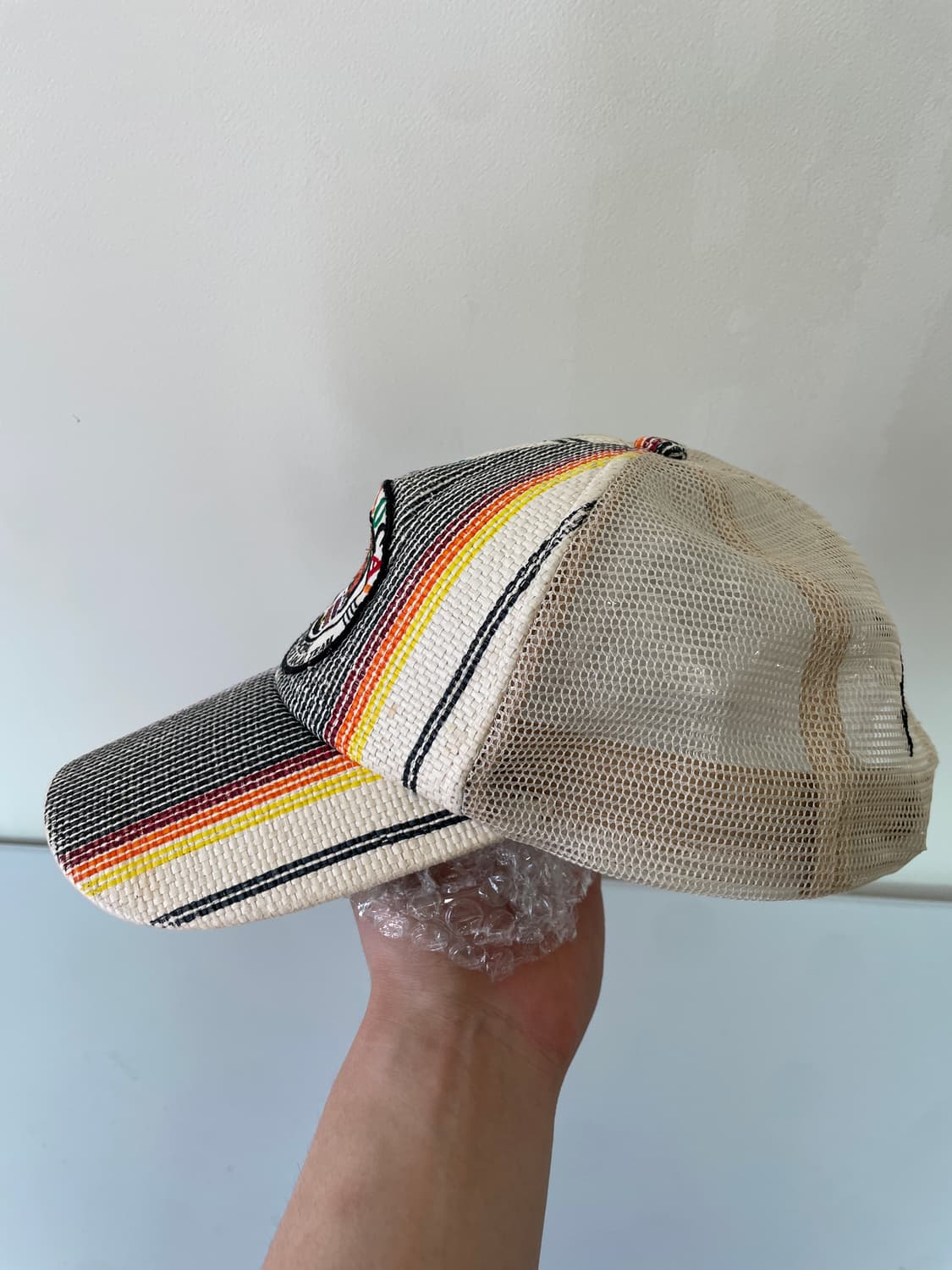 빈티지 ocean 멀티컬러 스컬 매쉬 캡 상품이미지2