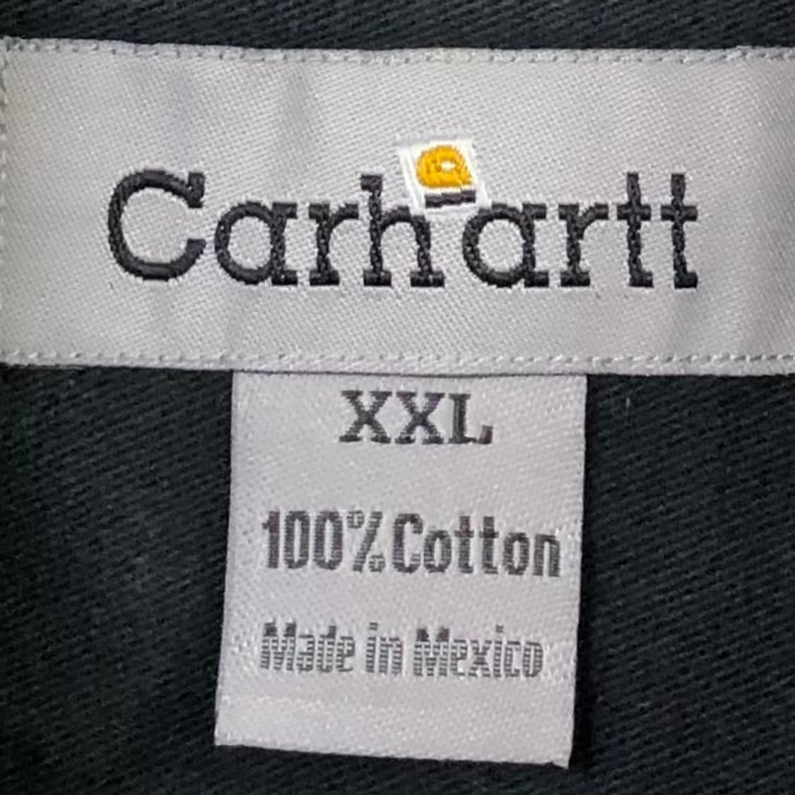 Xxl 칼하트 블랙 헤비 워크 셔츠 상품이미지3
