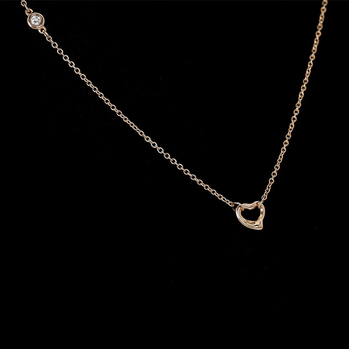 티파니 엘사퍼레티 다이아 네크리스 바이더야드 오픈하트 목걸이 상품이미지5