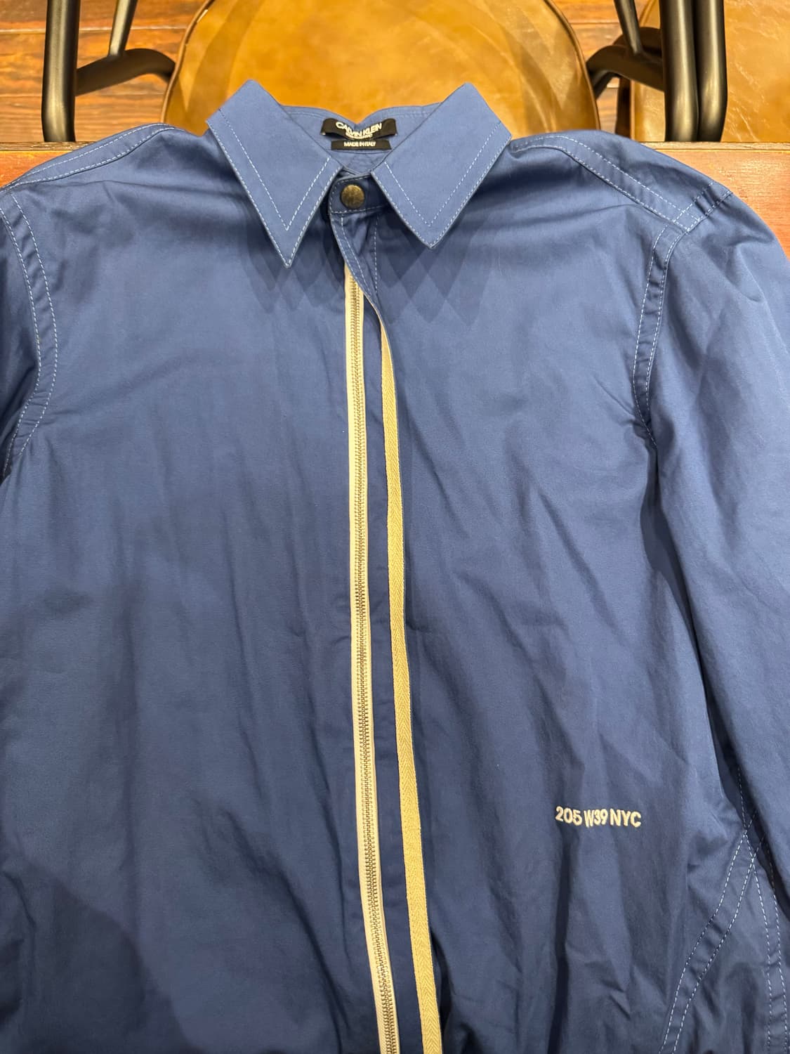  CALVIN KLEIN 205W39NYC MEN'S BLUE ZIPPE 상품이미지6