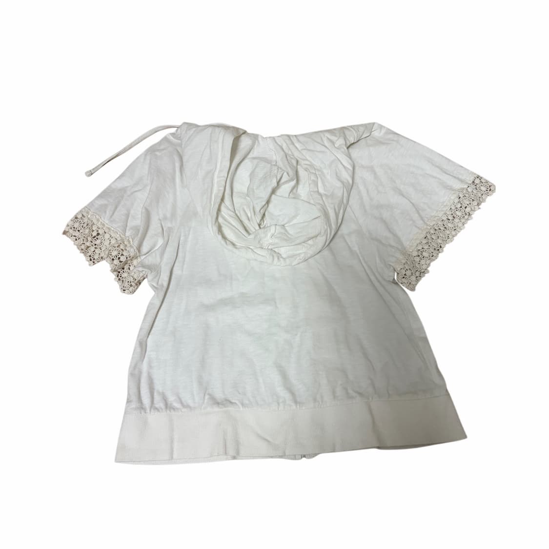 da da de épatant 모리 레이스 반팔 후드집업 상품이미지3