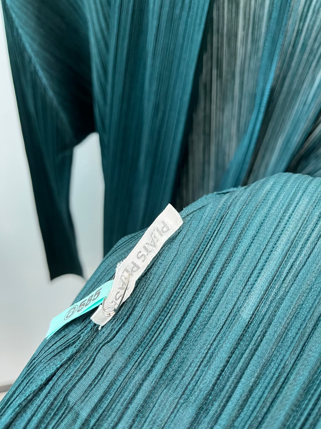 여) 플리츠플리즈 딥그린 숄 가디건  상품이미지8