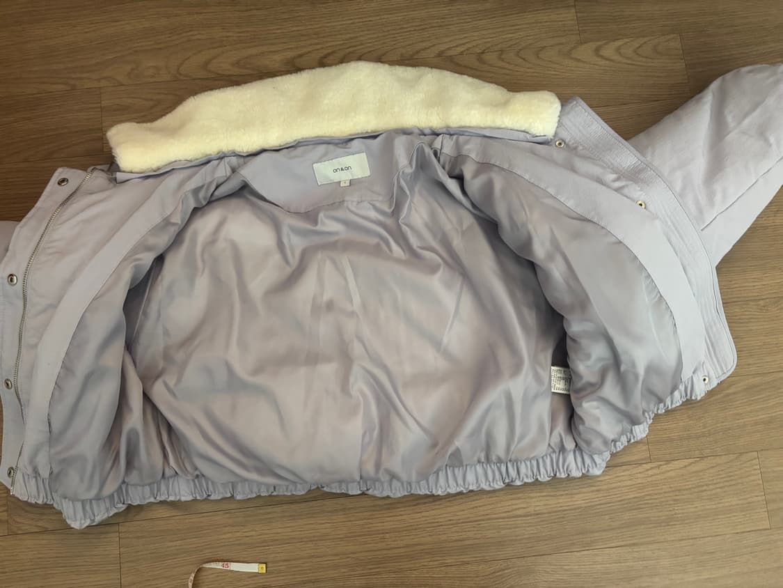 새상품급 온앤온 카라퍼 탈부착 구스다운패딩 1사이즈 상품이미지3