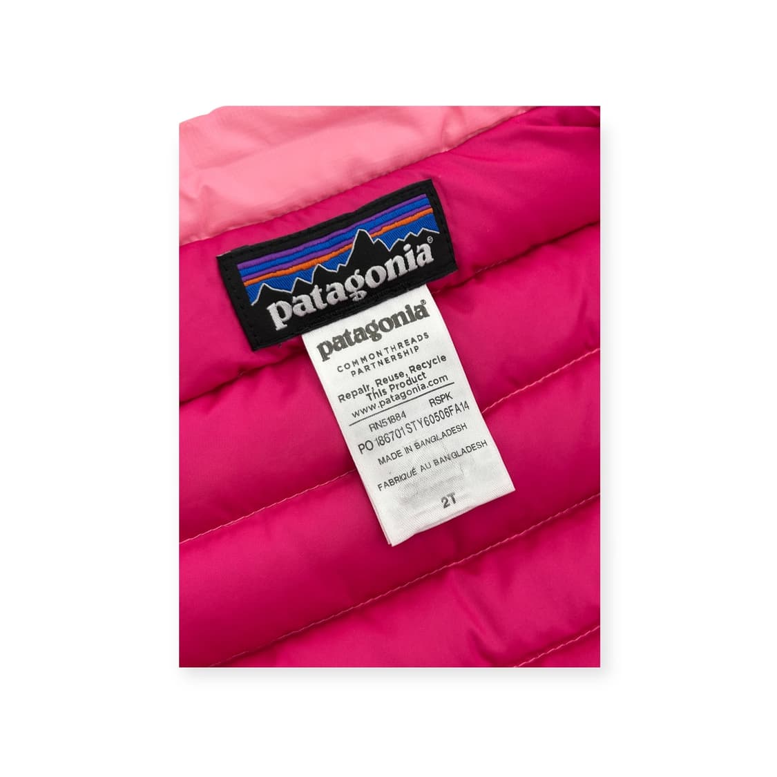 파타고니아 키즈 라이트 다운베스트(2t) 상품이미지4