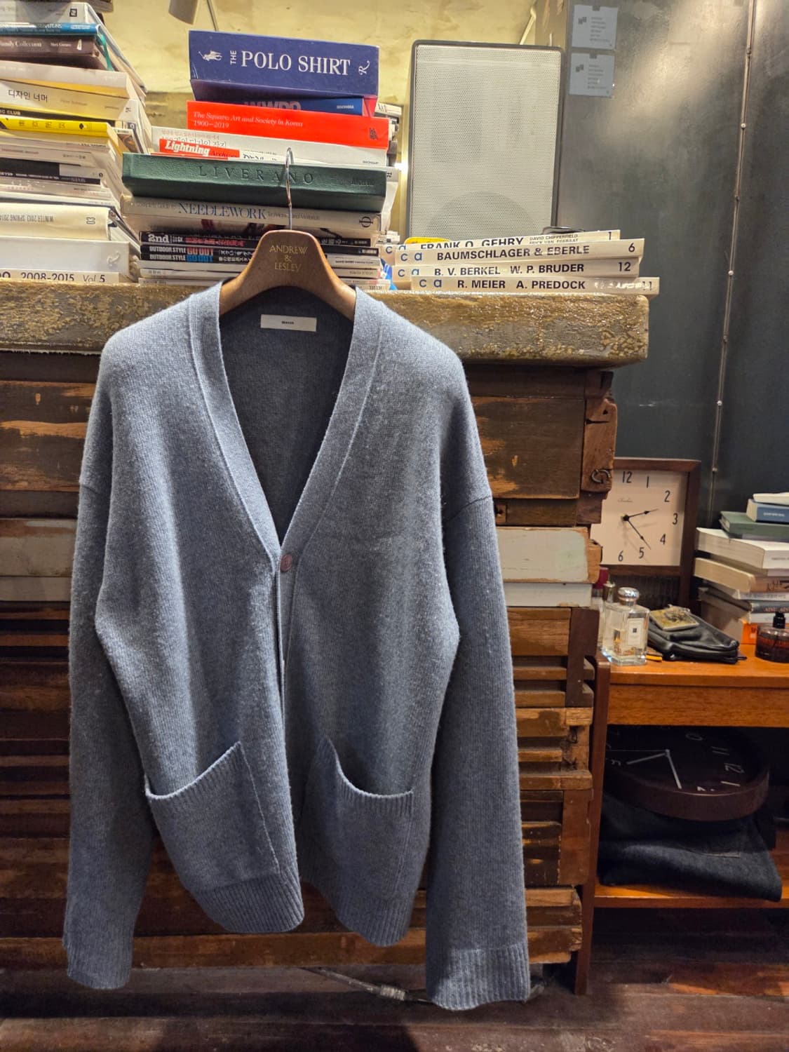 비이커 램스울 카디건 상품이미지10