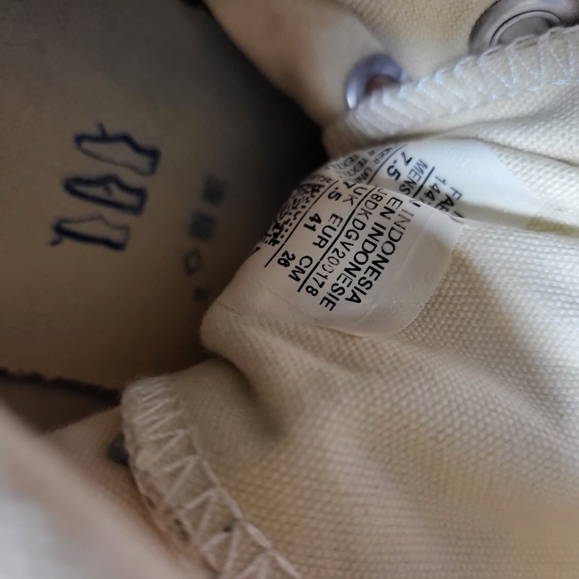 컨버스 척테일러 워시드 백집 크림(260) 상품이미지8