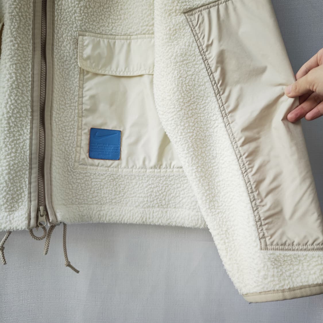 나이키 하이파일 플리스 자켓 아이보리 베이지 L 상품이미지5