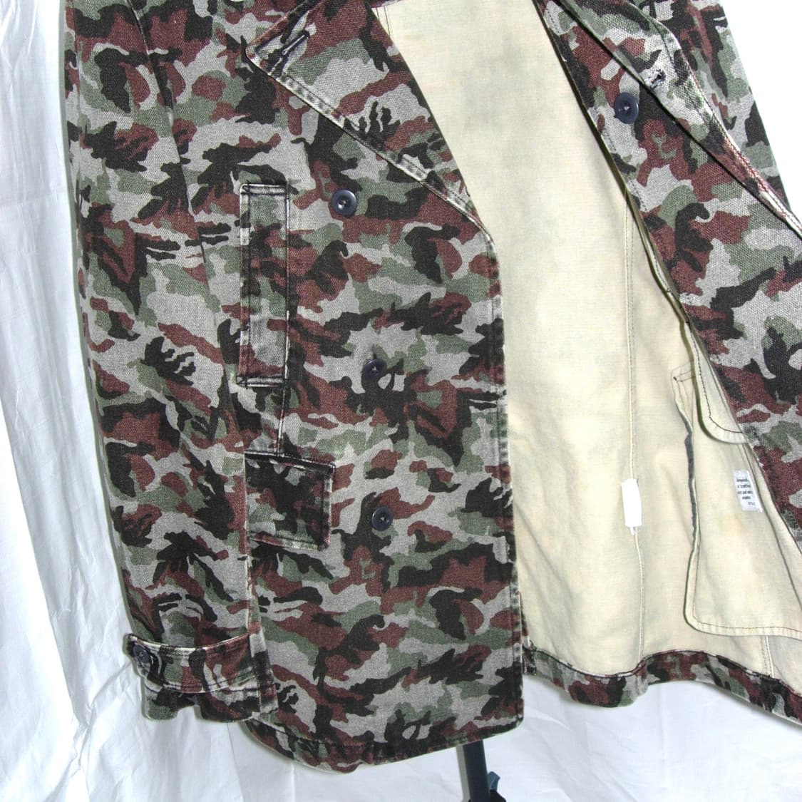 카모 피코트 자켓 상품이미지5