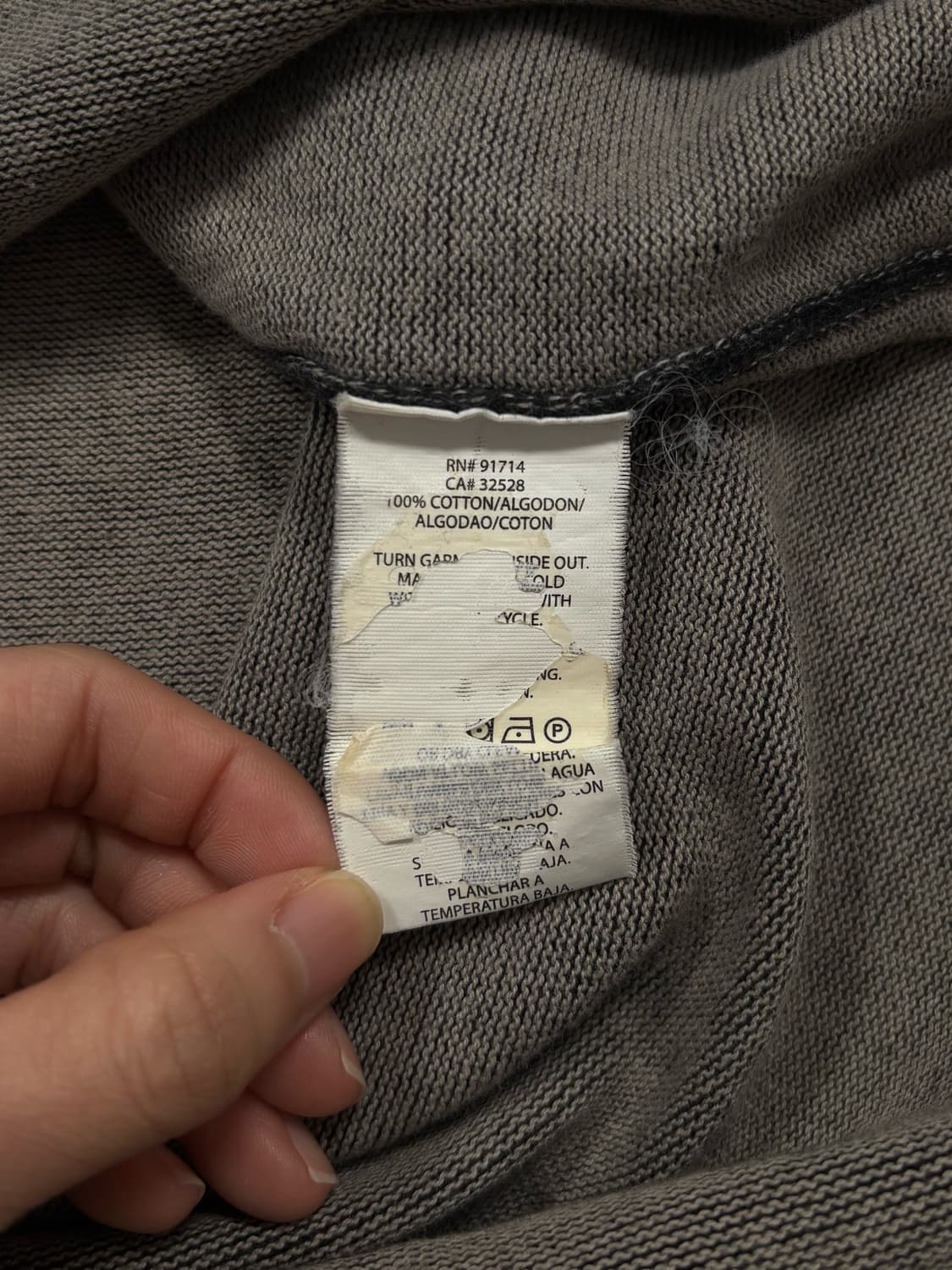 아르마니 익스체인지 빅로고 니트 후드 상품이미지7