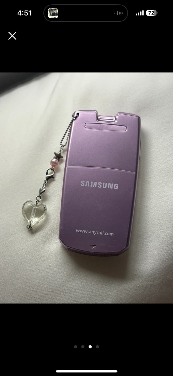 삼성 애니콜 폴더폰 핑크 상품이미지3