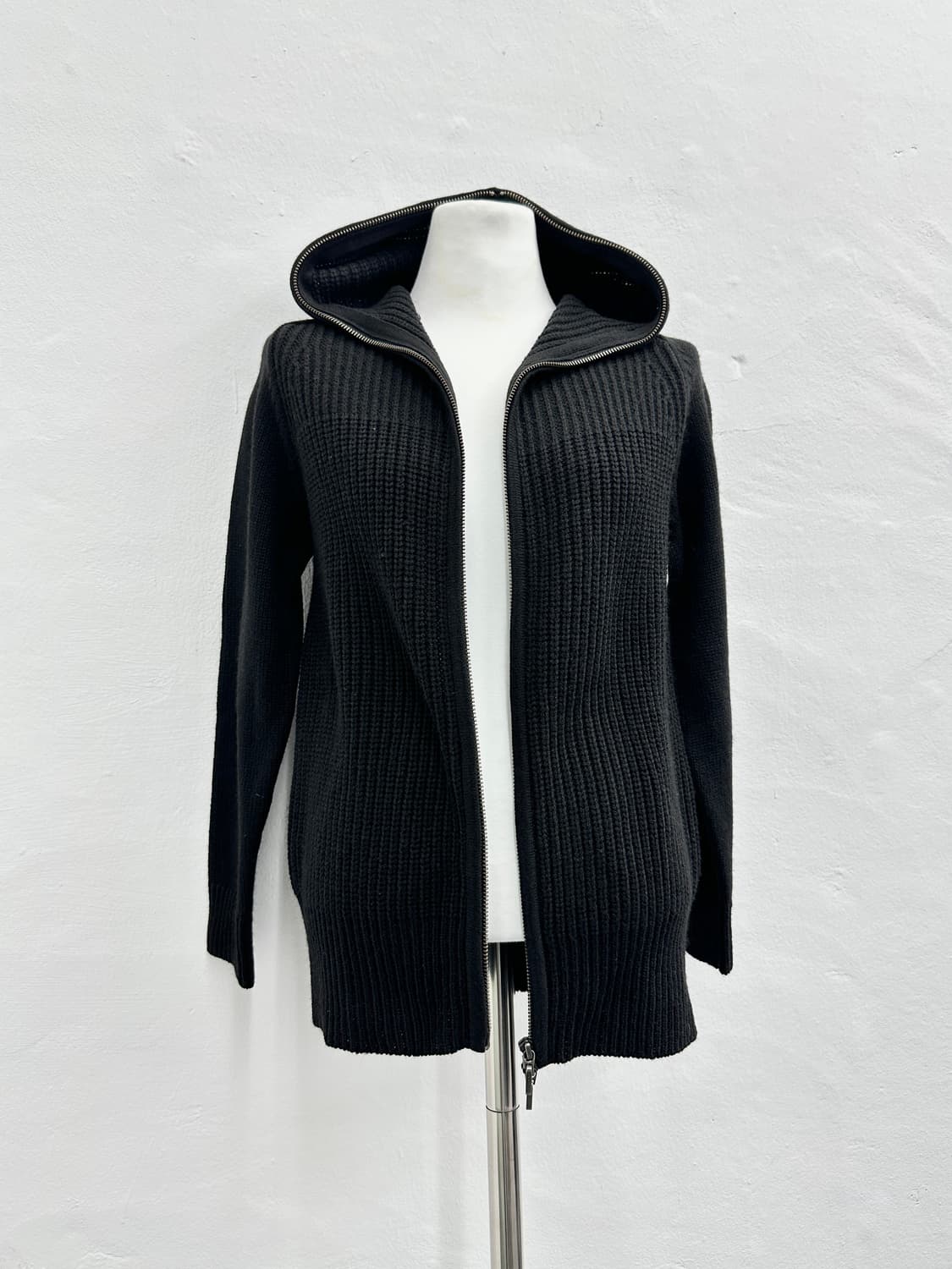 Japanese vintage knit hood full zip 상품이미지2