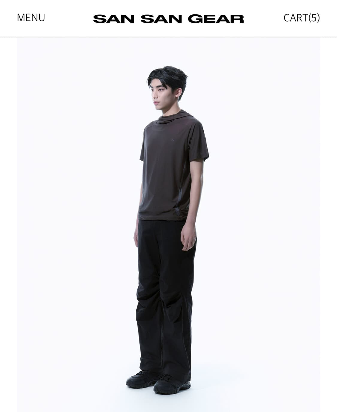 산산기어 Hooded Poket T-shirts 상품이미지1
