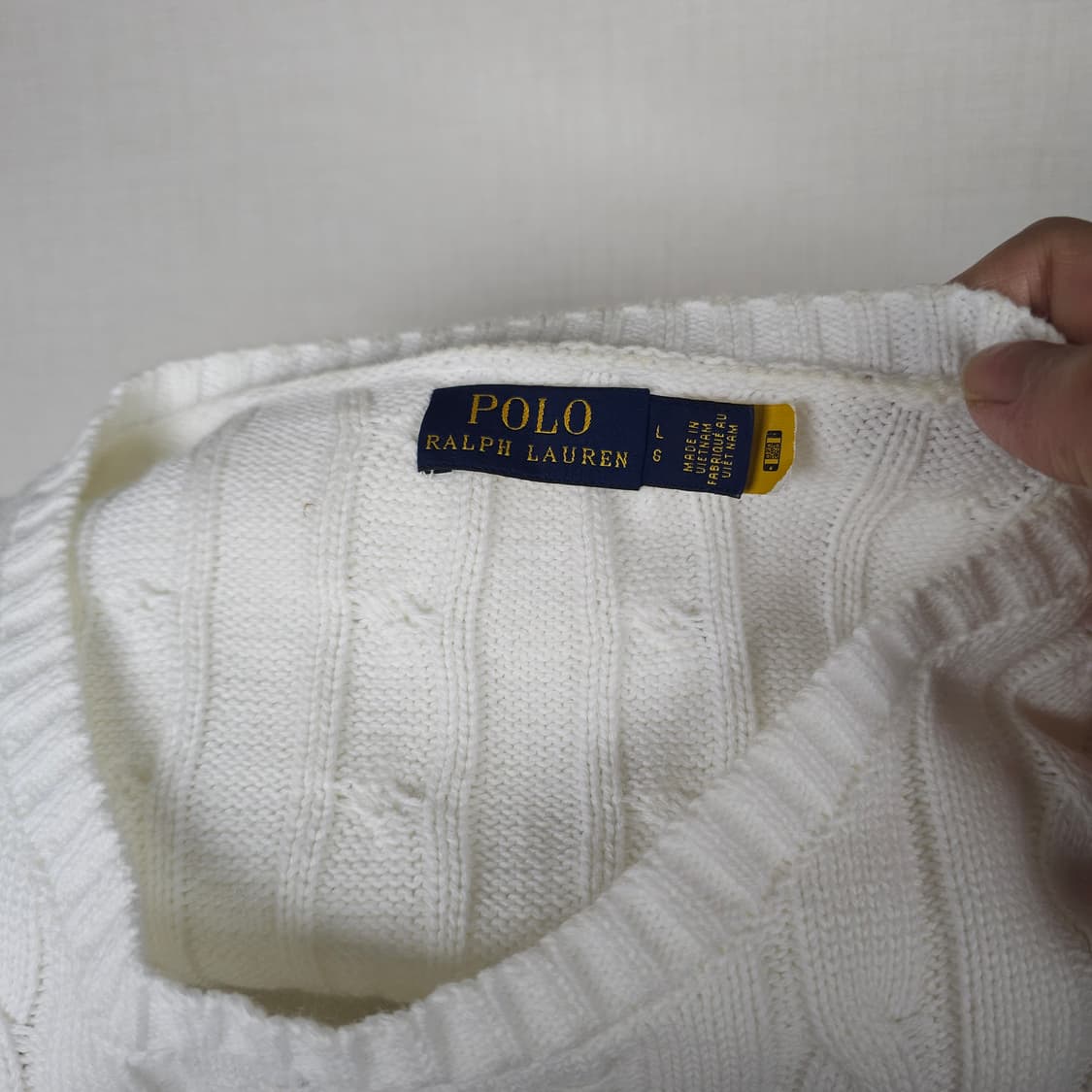 폴로 라운드니트티 남자100사이즈  상품이미지3