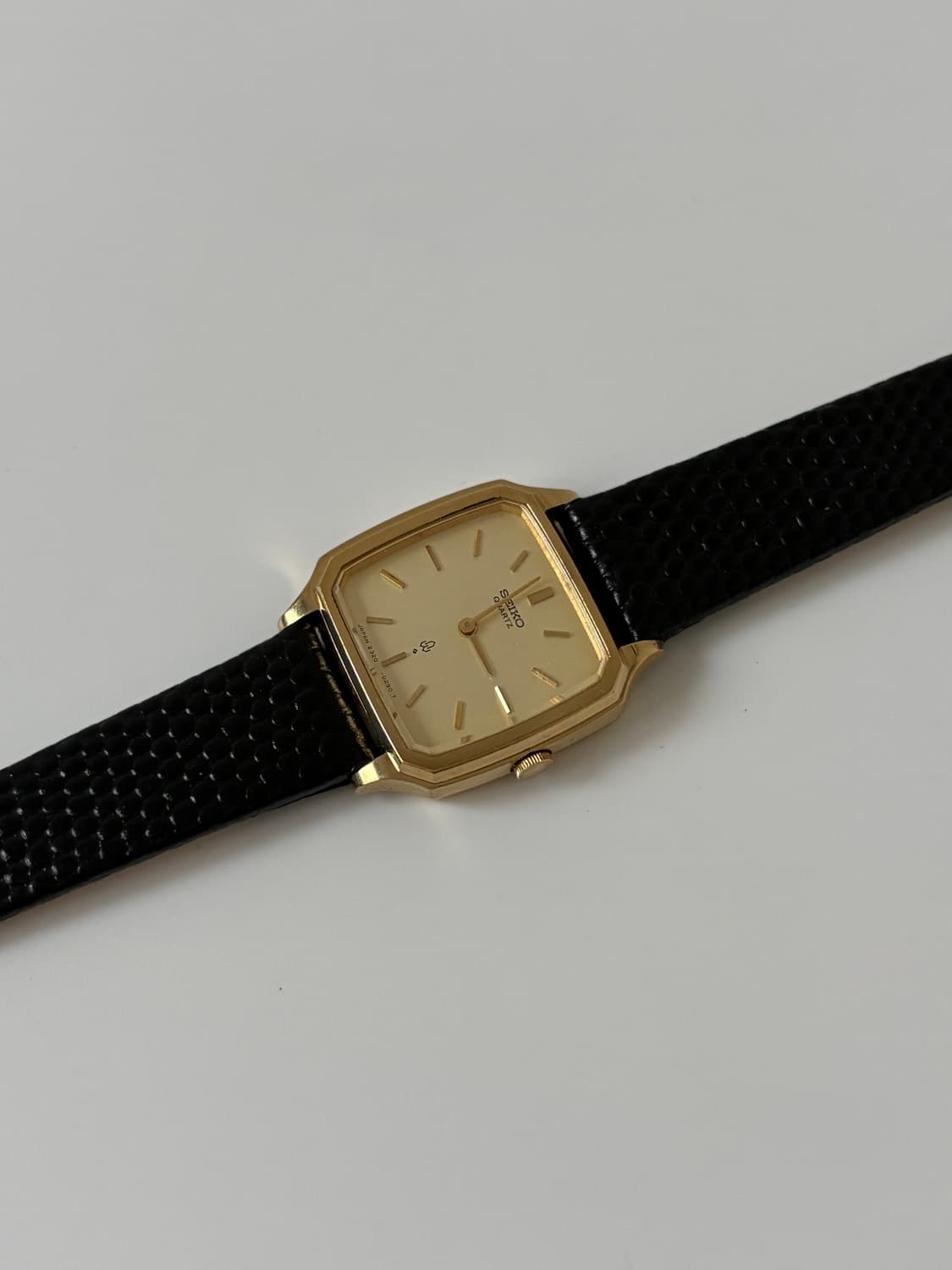 1980s Gold Square Ladies Quartz 상품이미지4