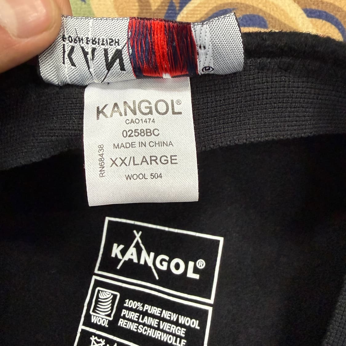 (XXL)캉골 Kangol 울 헌팅캡(블랙) 상품이미지6