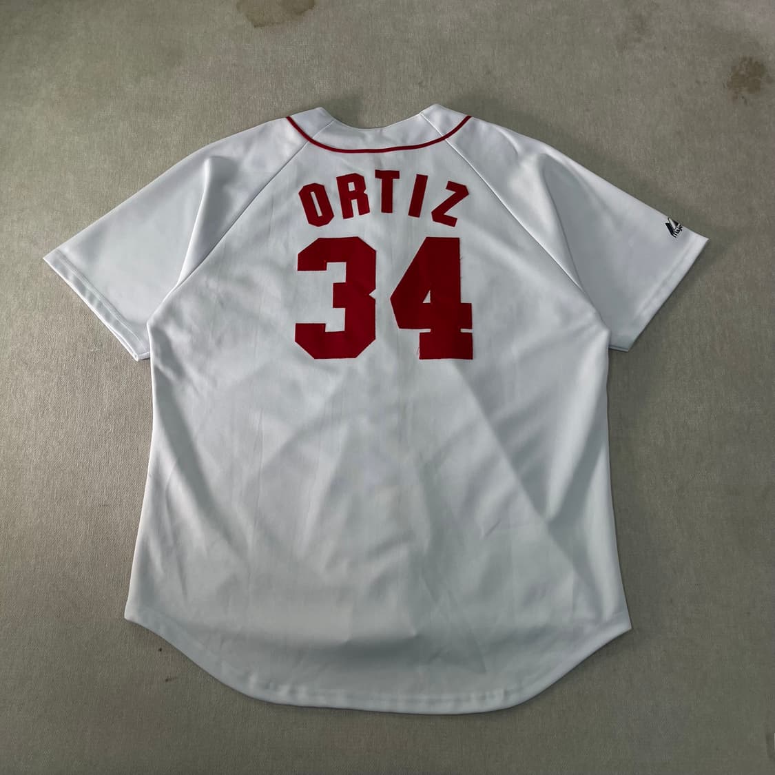 105 마제스틱 레드삭스 오티즈 유니폼 상품이미지2