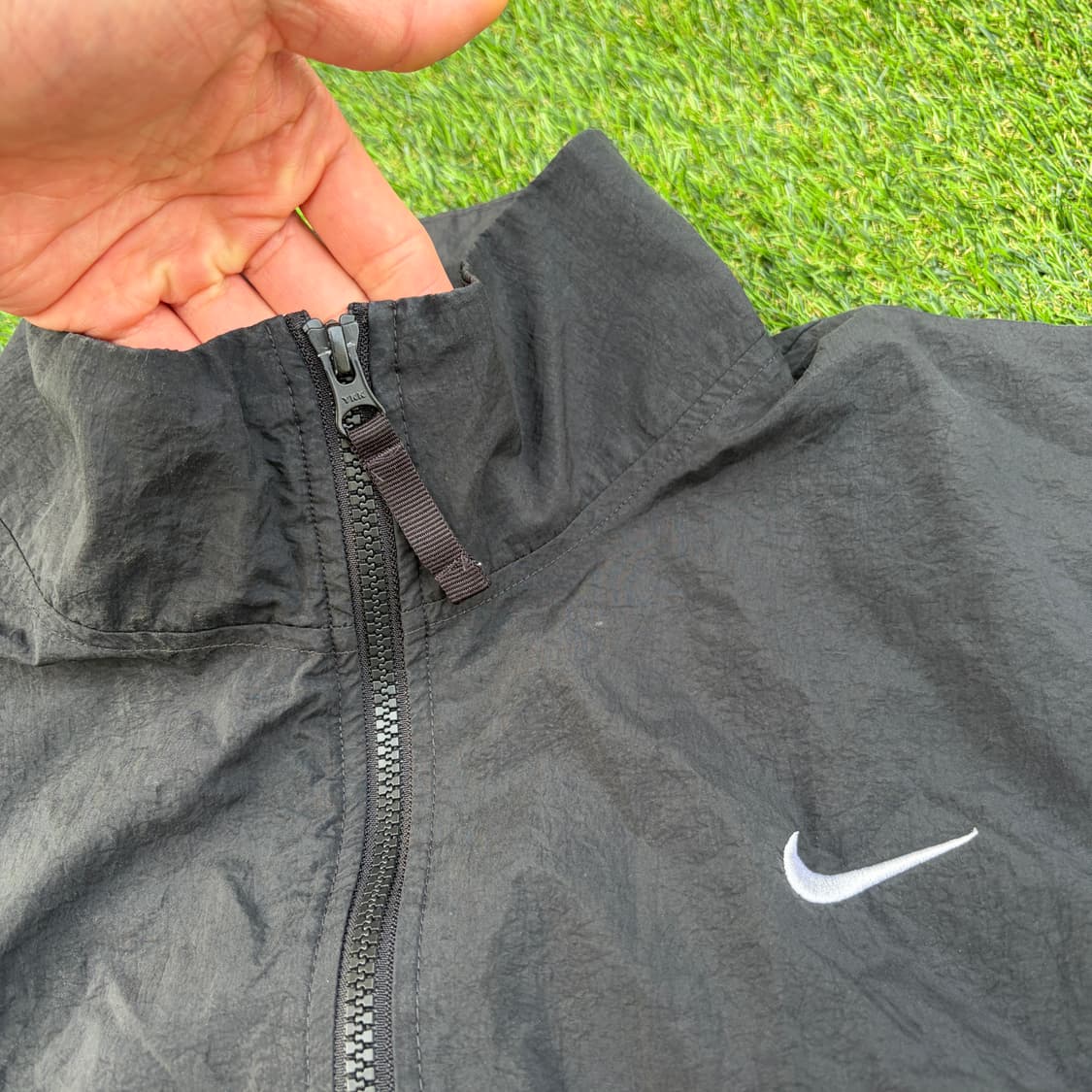 L)나이키 백 빅로고 빈티지 오버핏 바람막이 상품이미지3