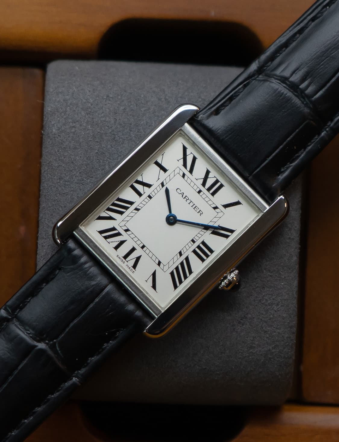 까르띠에 탱크 솔로 L 라지 시계 상품이미지1