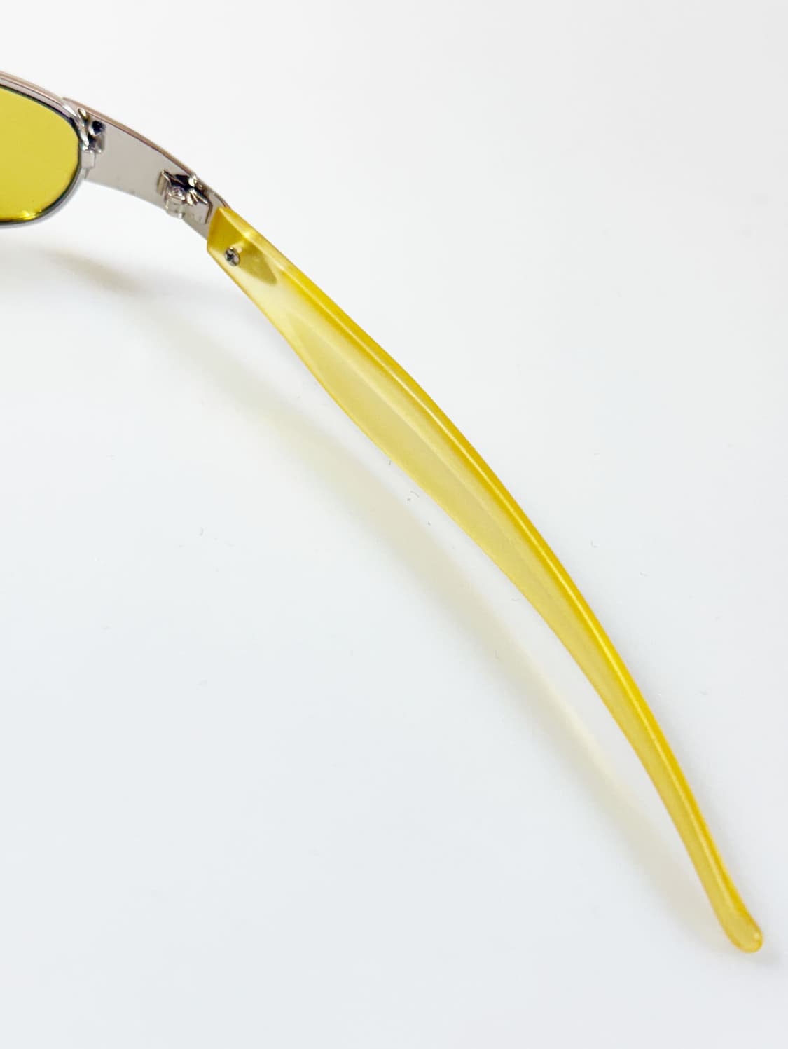 90s 크롬 메탈릭 슬림스퀘어 틴트 빈티지 선글라스 상품이미지6