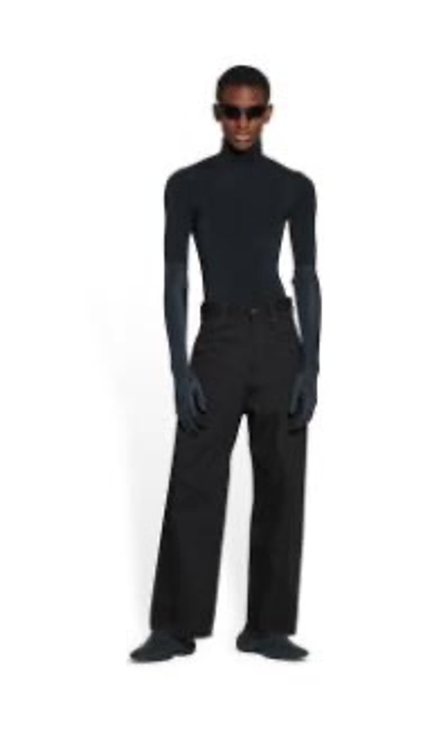 [M] 발렌시아가 배기진 배기팬츠 데님 블랙 판매합니다 상품이미지1