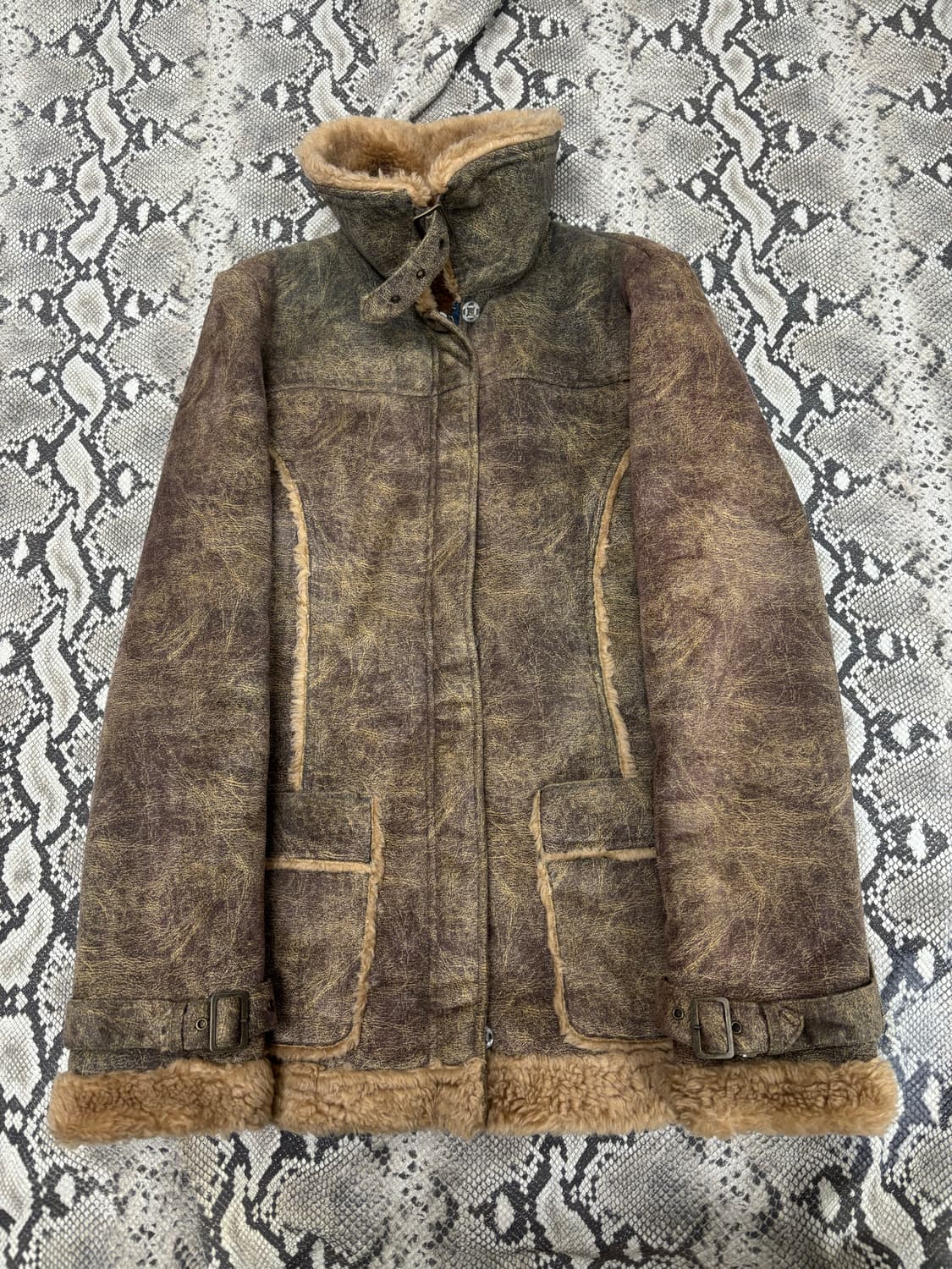 Grunge Washed Buckle Detail Mustang 상품이미지1