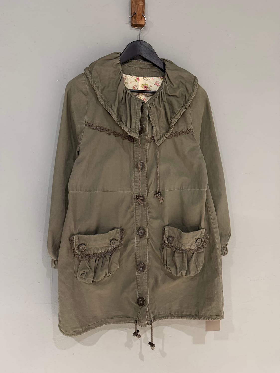 big collar pocket detail button jacket 상품이미지5