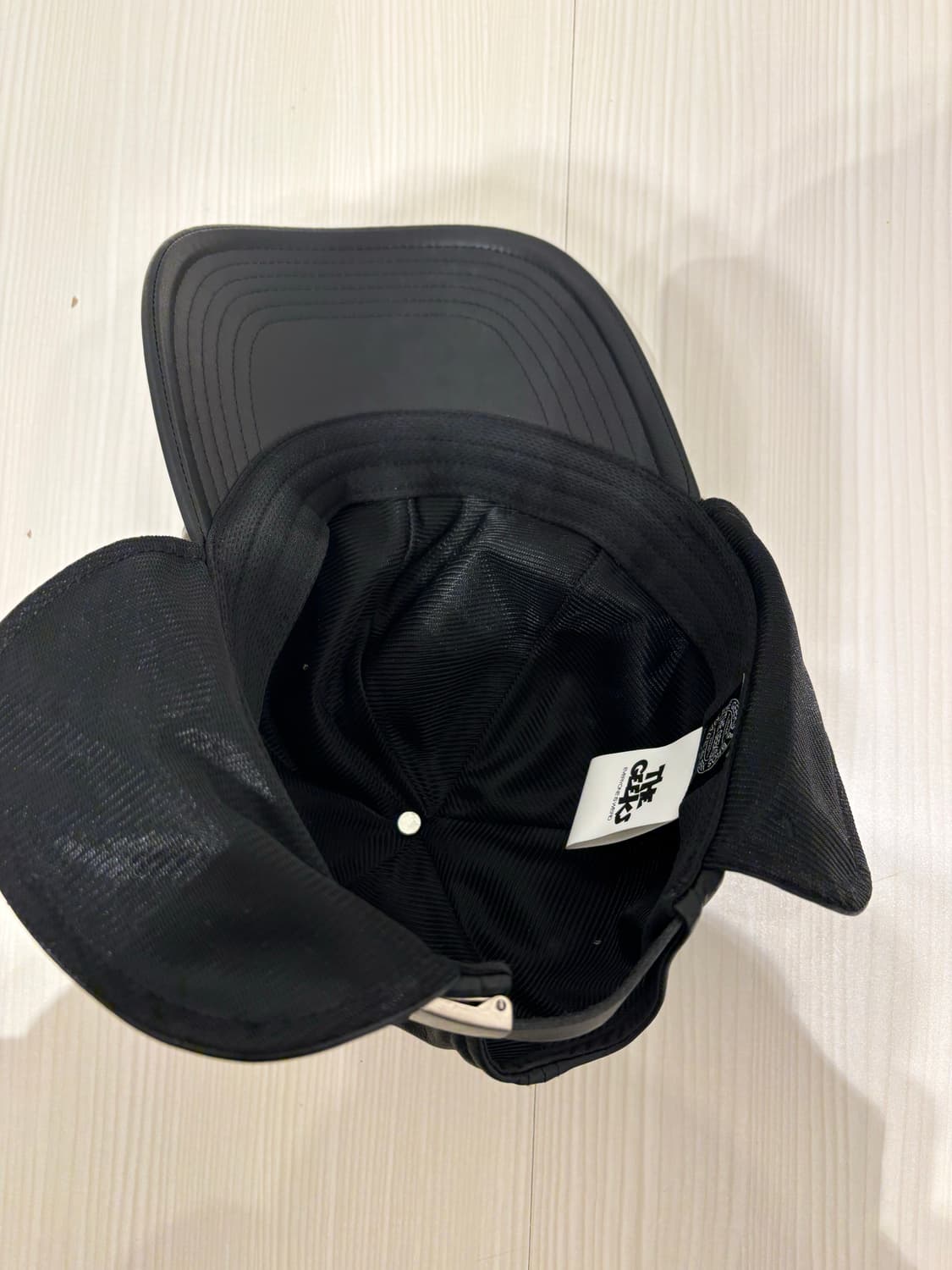 더 긱스 레더 이어 머프 캡 블랙 상품이미지3