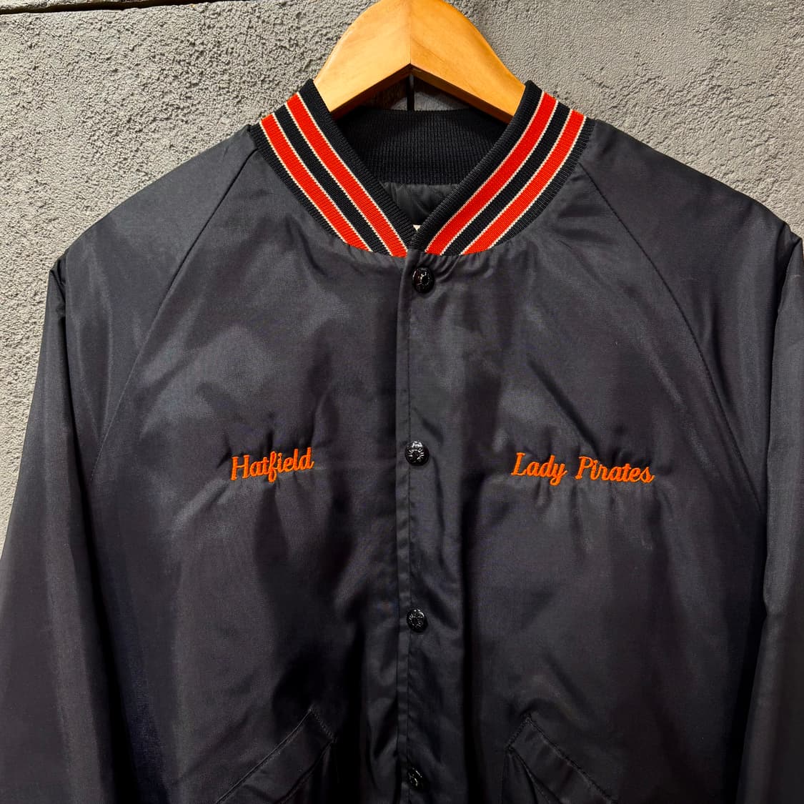 90s King Louie 나일론 바시티 자켓 made in USA (M 상품이미지4