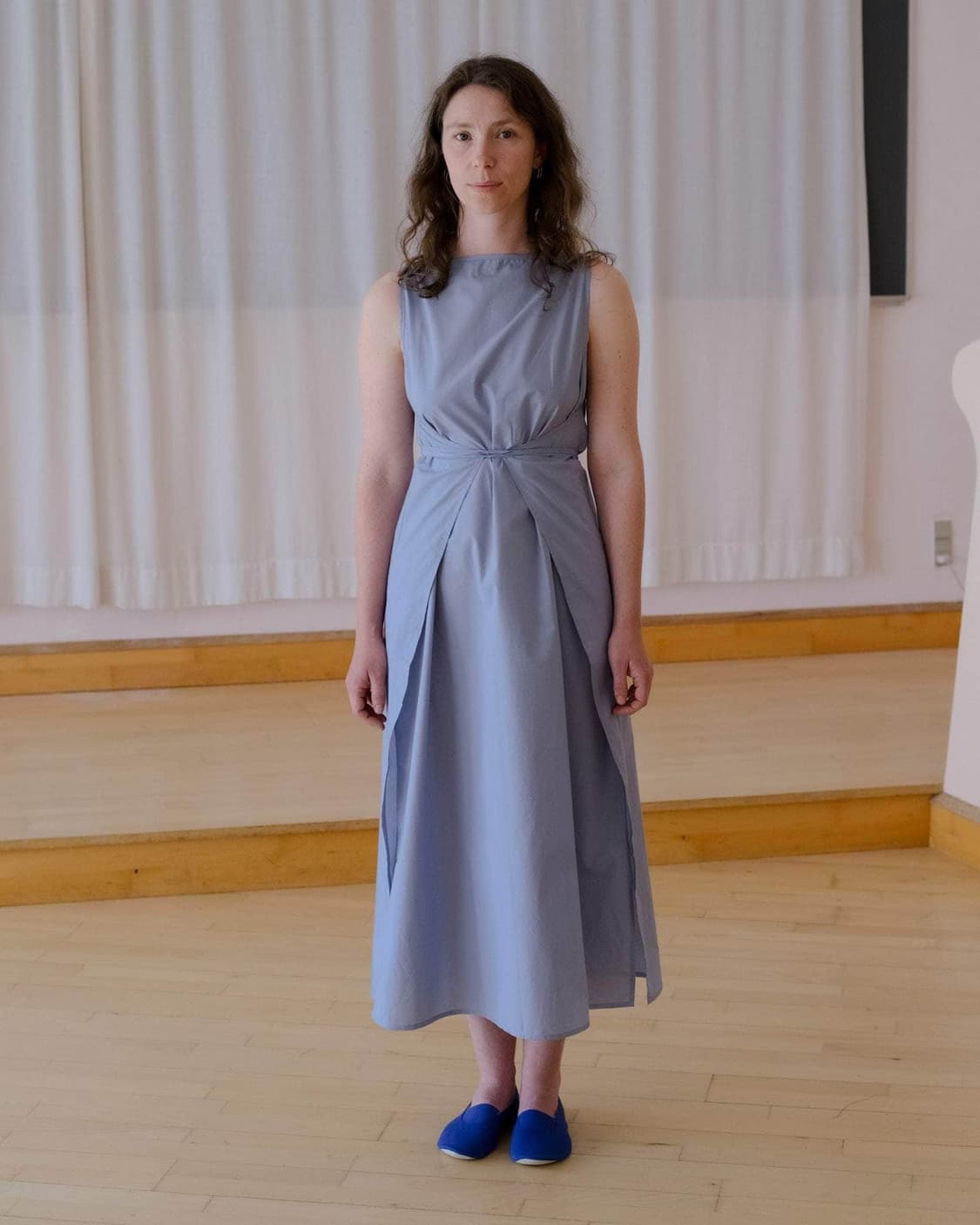 [XS,S,M]베이스레인지 Decti 드레스/넬슨 블루 상품이미지1