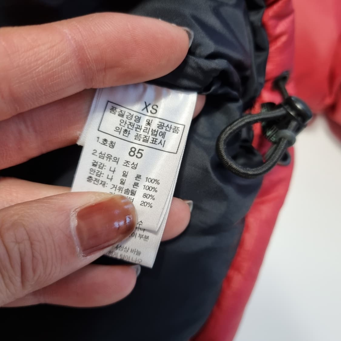 노스페이스 눕시 700 패딩 핑크 상품이미지6