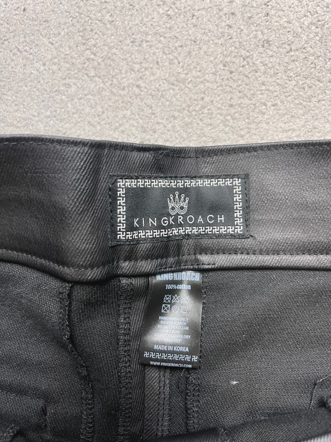 [30-31] KINGKROACH 킹크로치 코팅진바지 상품이미지8