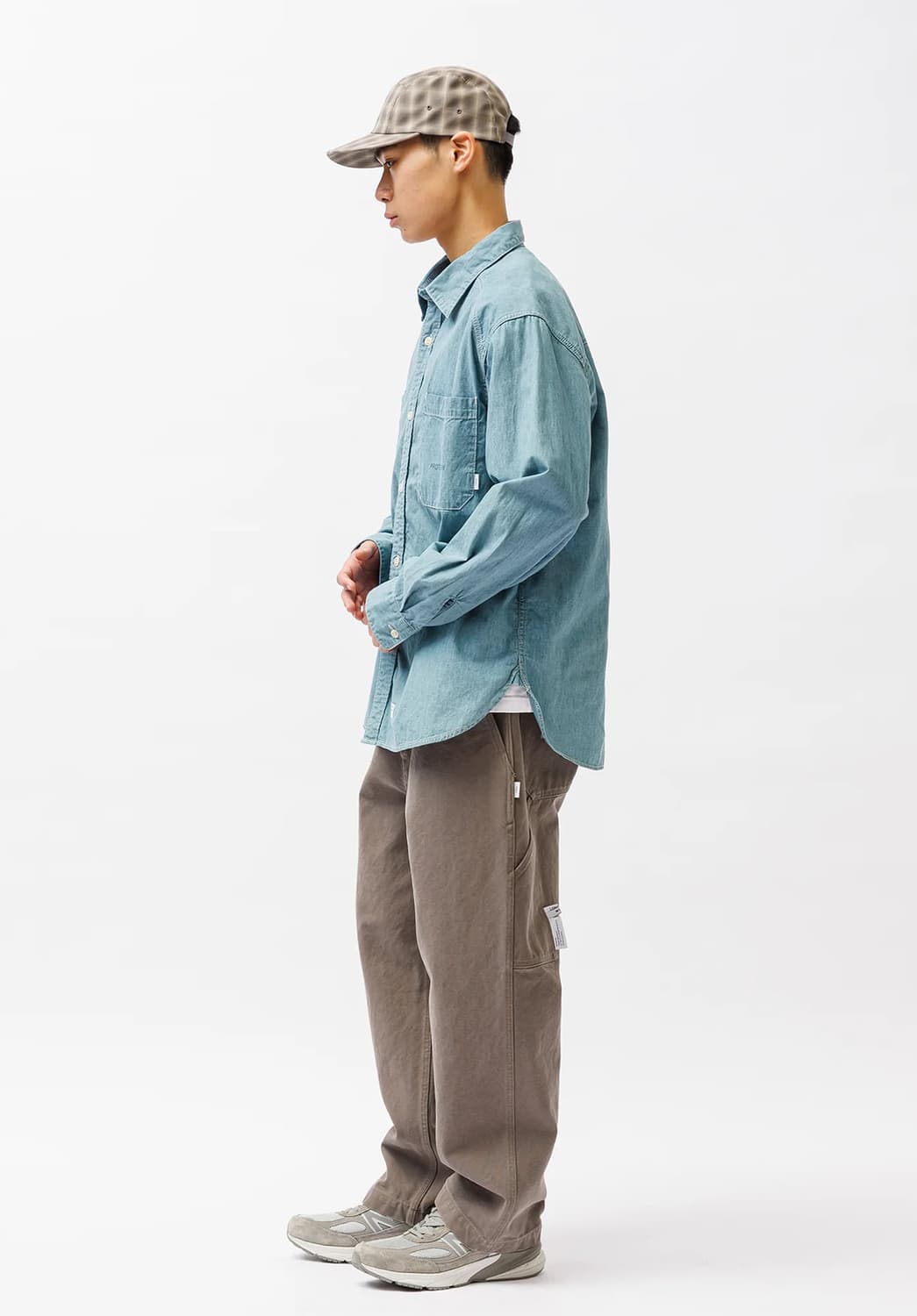 [3] wtaps 26SS 샴브레이셔츠 인디고 상품이미지2