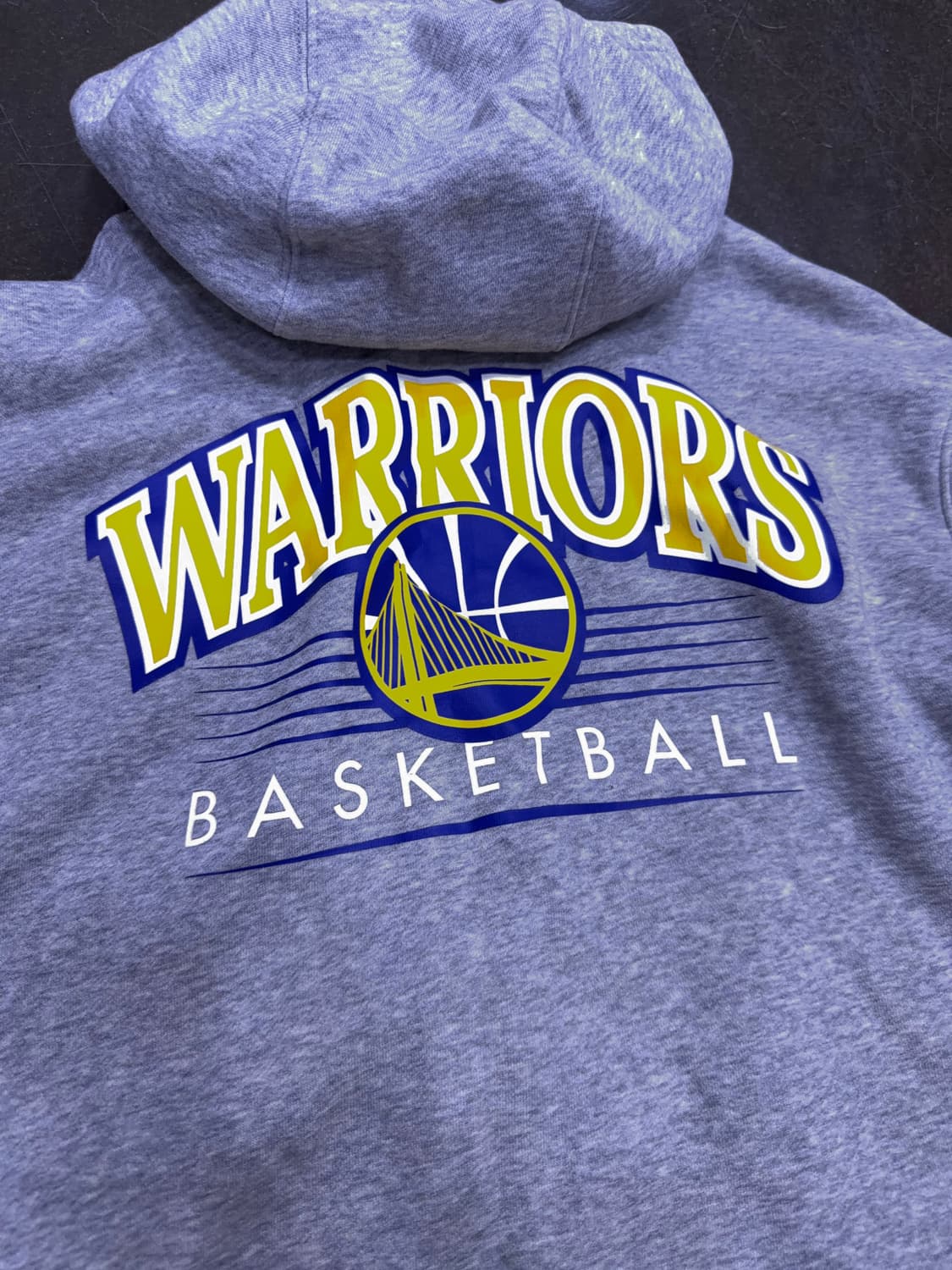 나이키 NBA 골든스테이트 워리어스 후드집업 후디 그레이 XL 상품이미지8