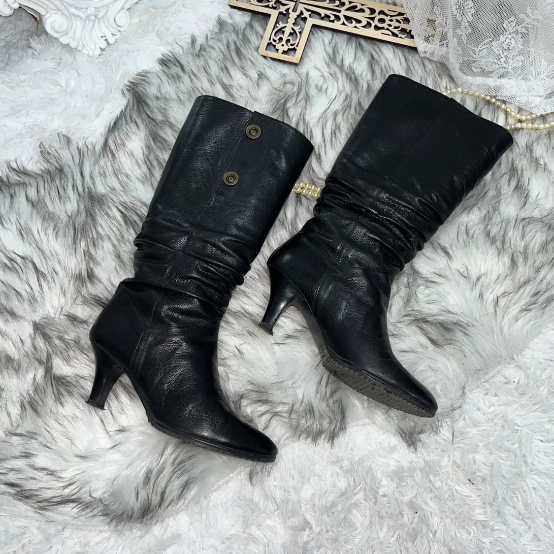 반타지 레더 부츠힐 상품이미지1