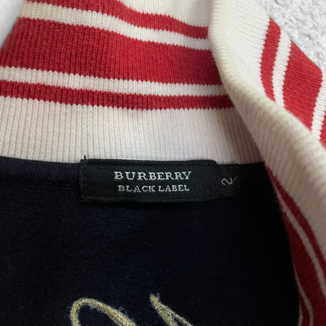 버버리 Burberry 블랙 라벨 크레스트 로고 집업 자켓 상품이미지5