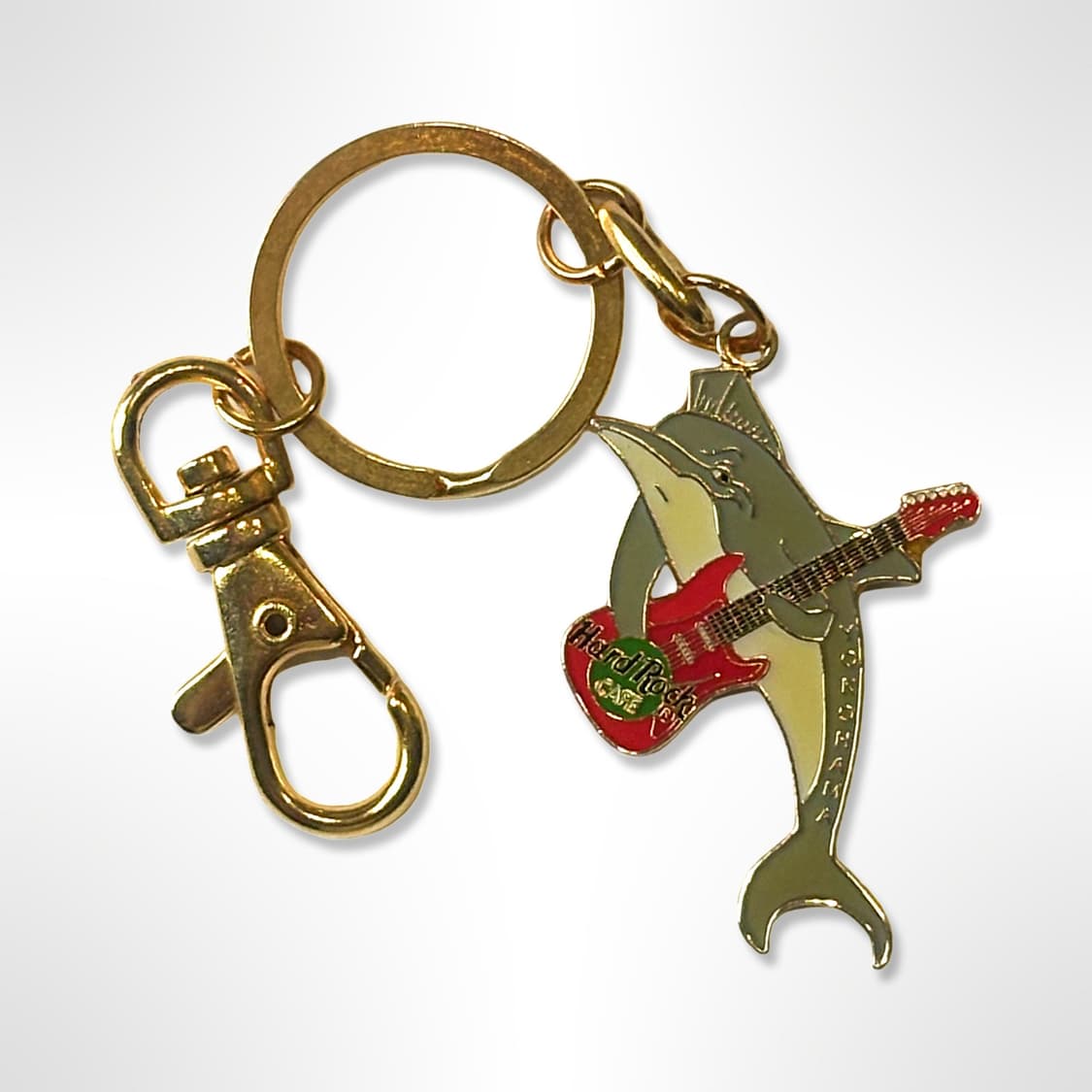 하드락카페 돌고래기타 키링 상품이미지1