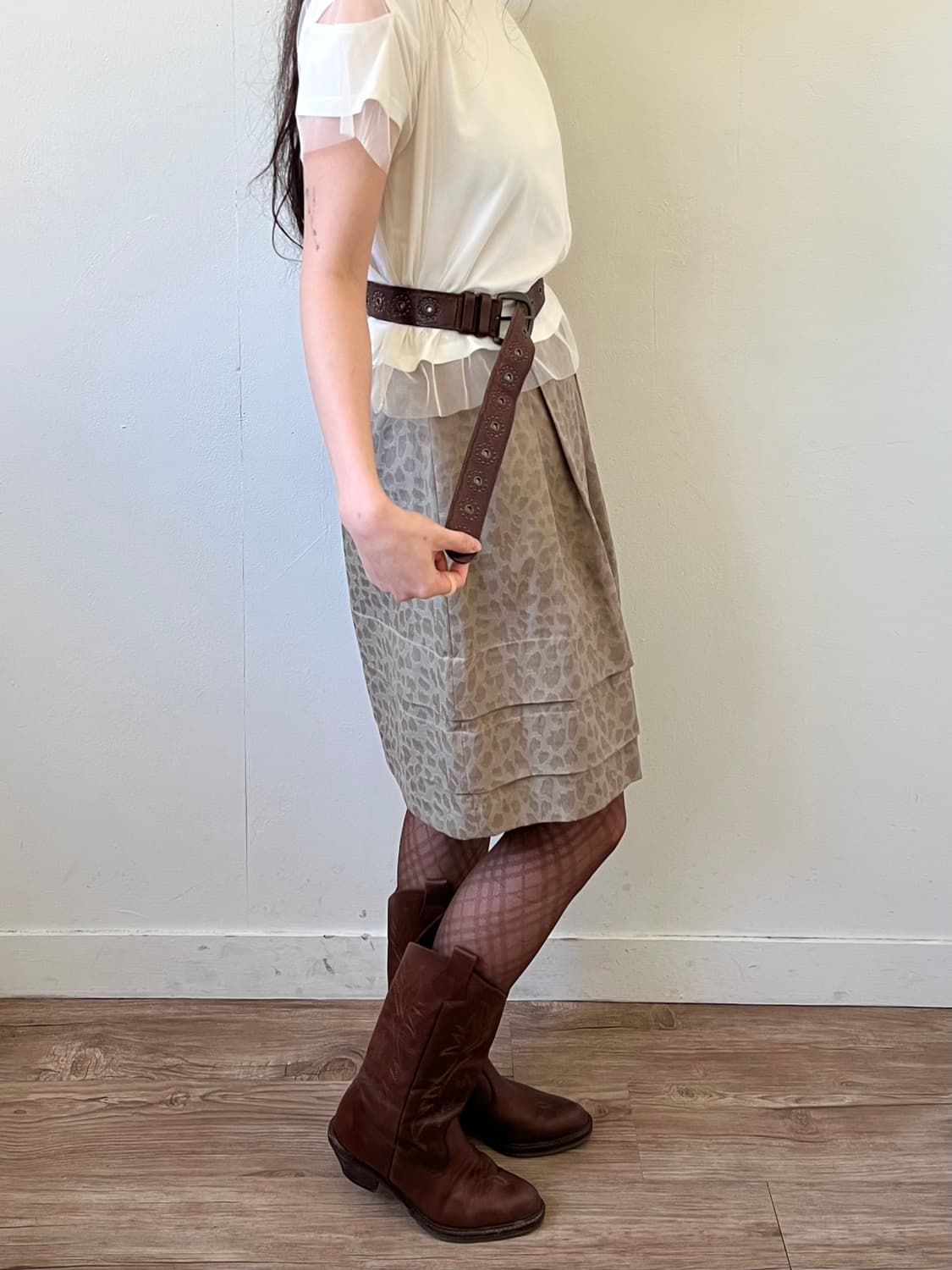 90‘s Japan vtg 웨스턴 벨트 상품이미지8