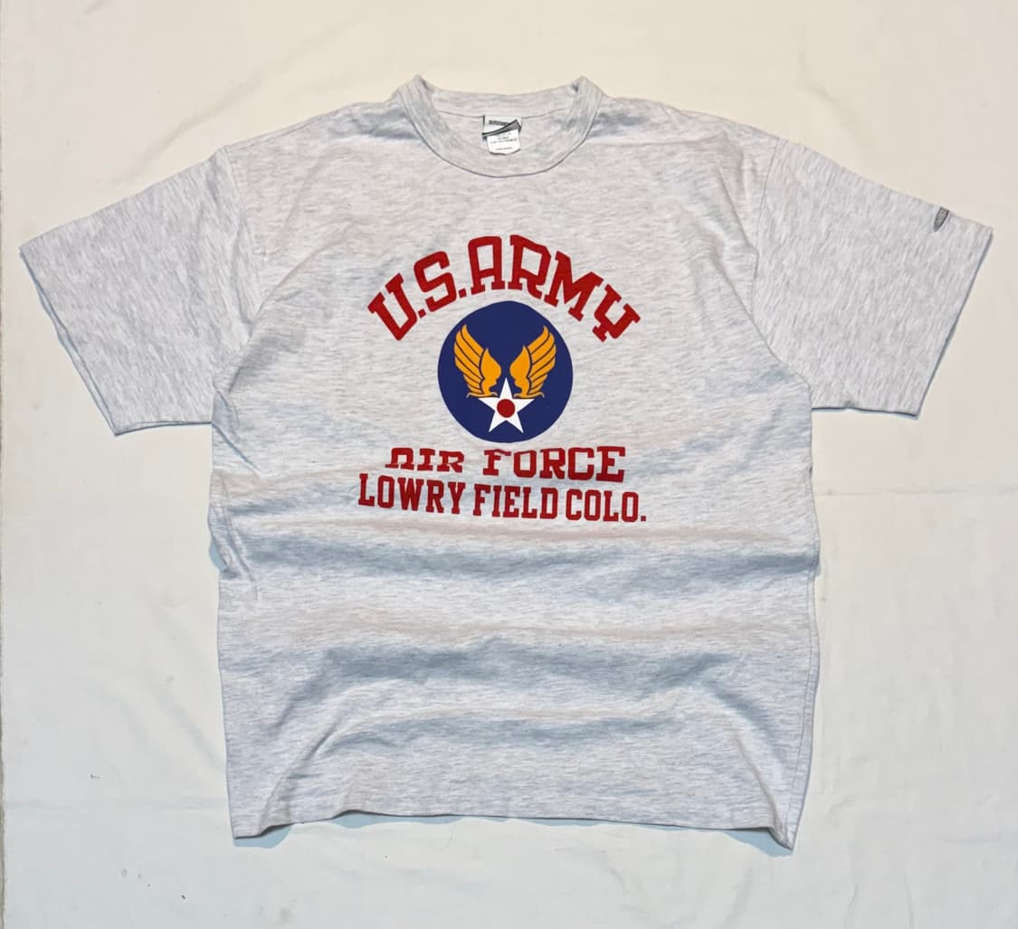 아웃스탠딩 밀 시리즈 미공군 티셔츠 멜란지 그레이 상품이미지1