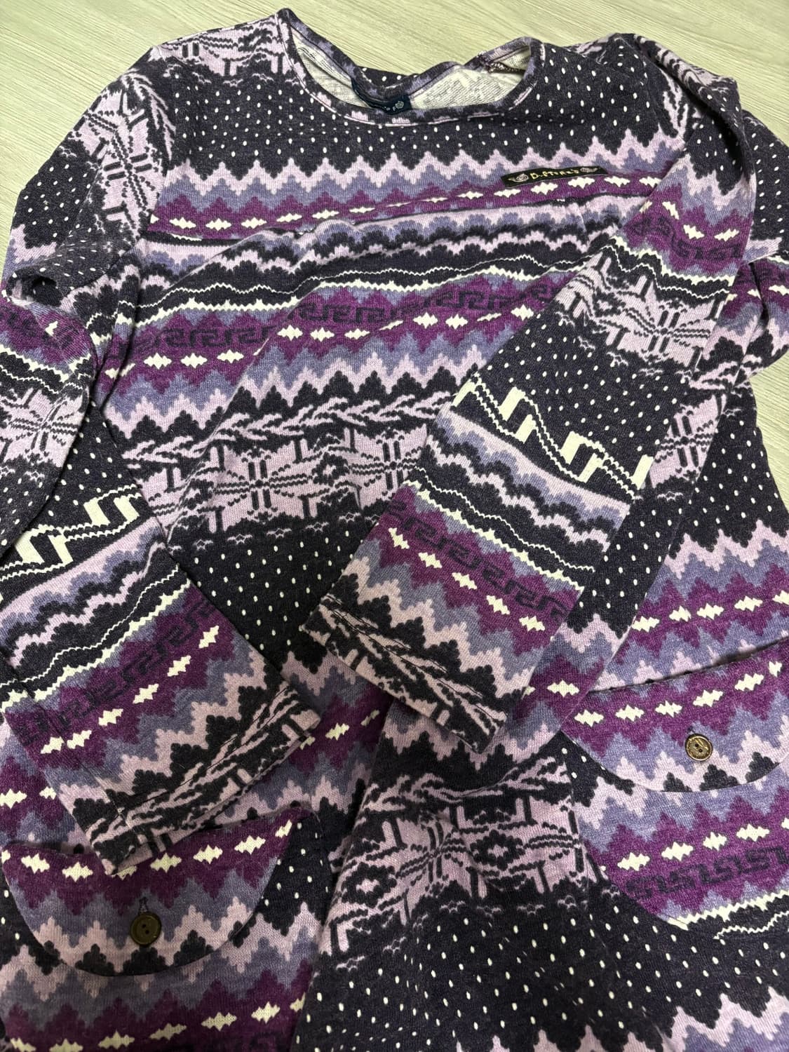 drugstore's pattern knit ops 상품이미지3