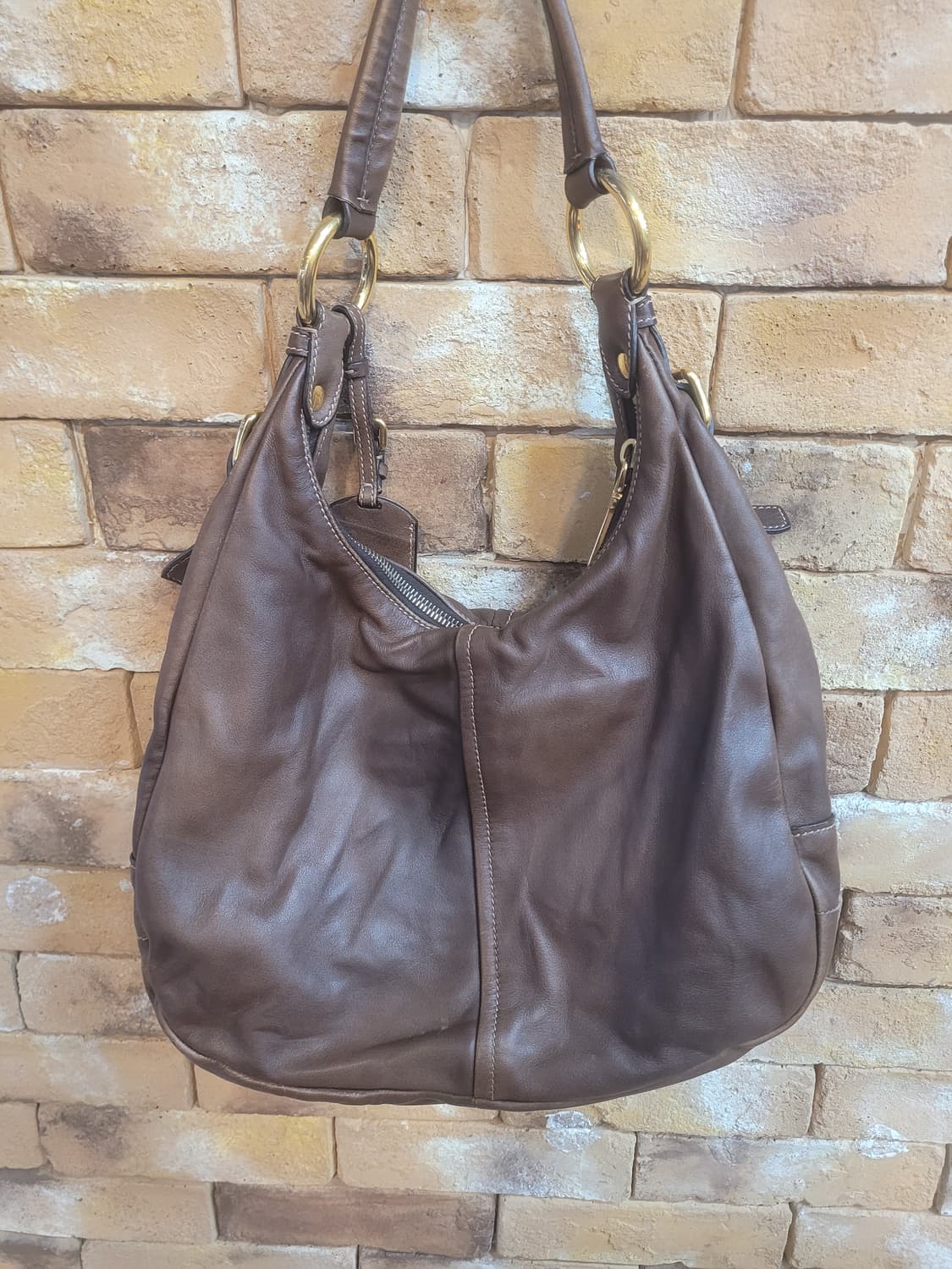 정품 프라다 호보백 브라운 숄더백 상품이미지2