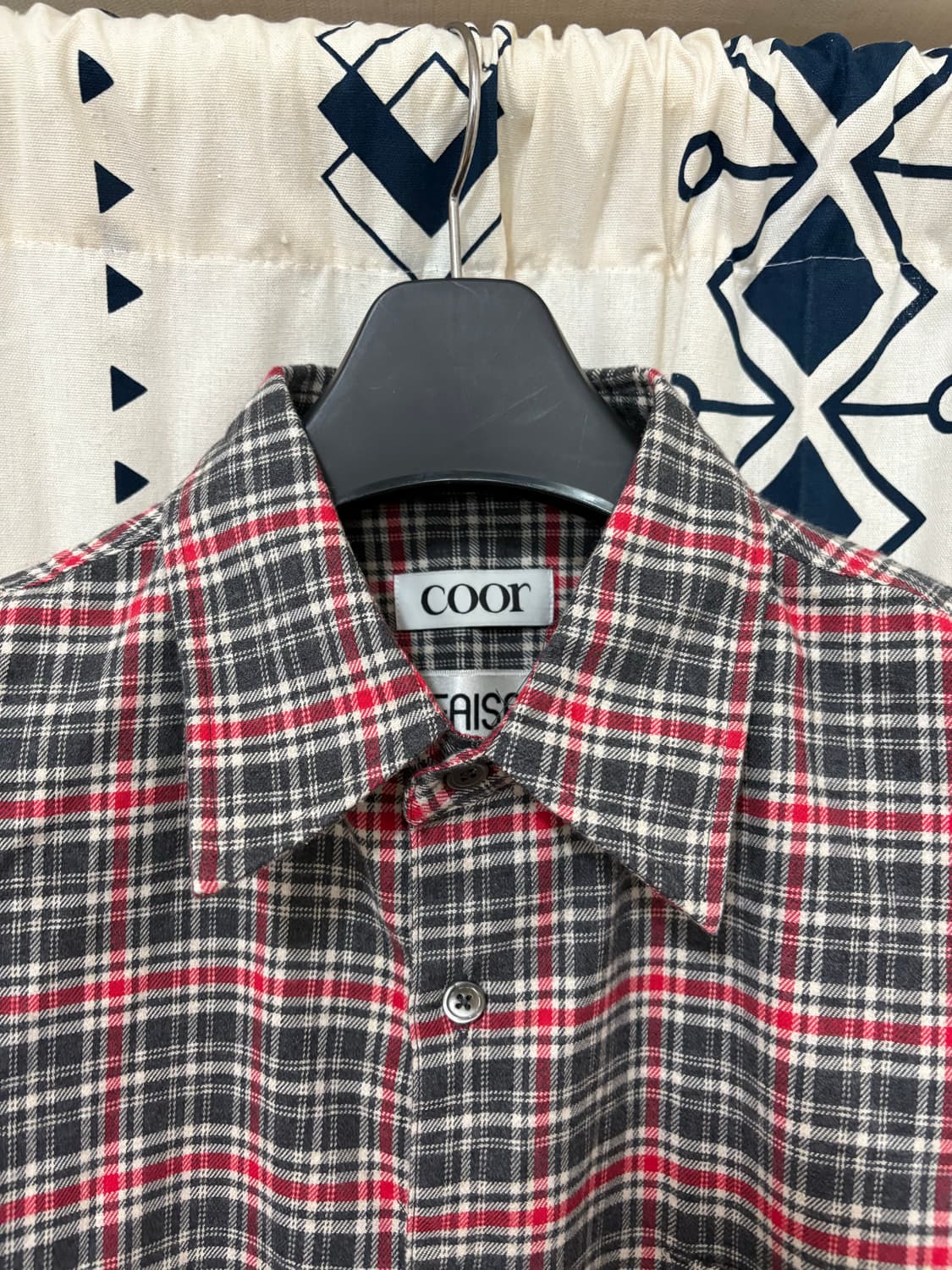 쿠어 / 컷오프 체크 셔츠 상품이미지7