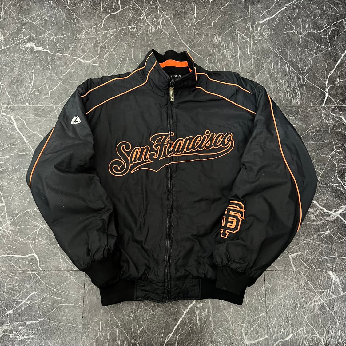 마제스틱 샌프란시스코 스타디움 바시티 자켓 상품이미지2