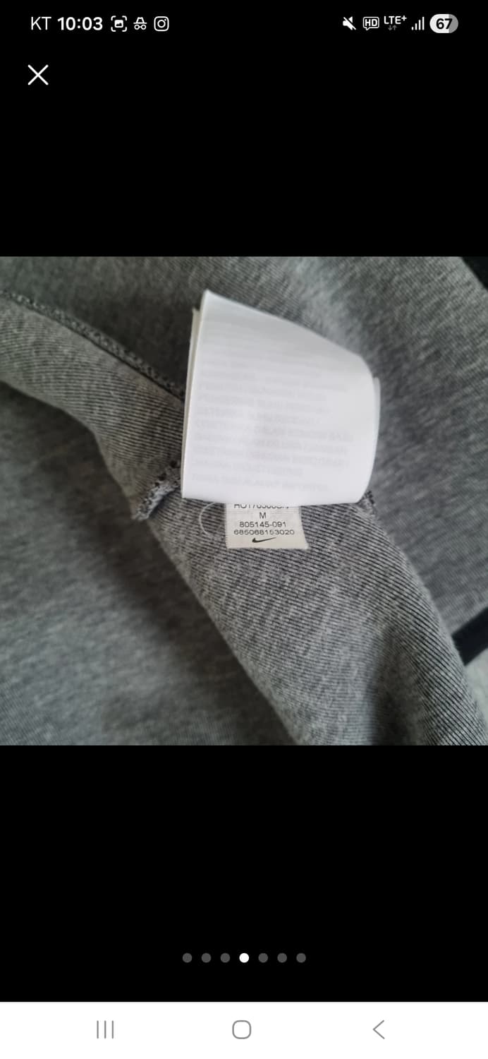 나이키 테크 후드집업 그레이 M 상품이미지3