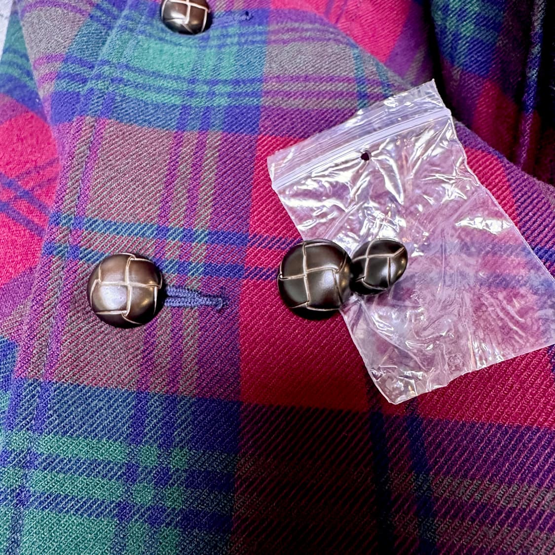 빔즈 플러스 체크자켓 상품이미지8